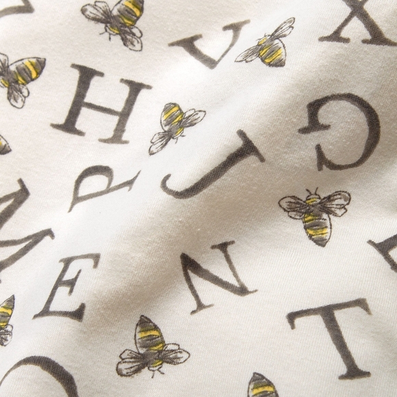 A-Bee-C Organic Cotton Toddler Snug Fit Pajamas - Picture 4 of 5